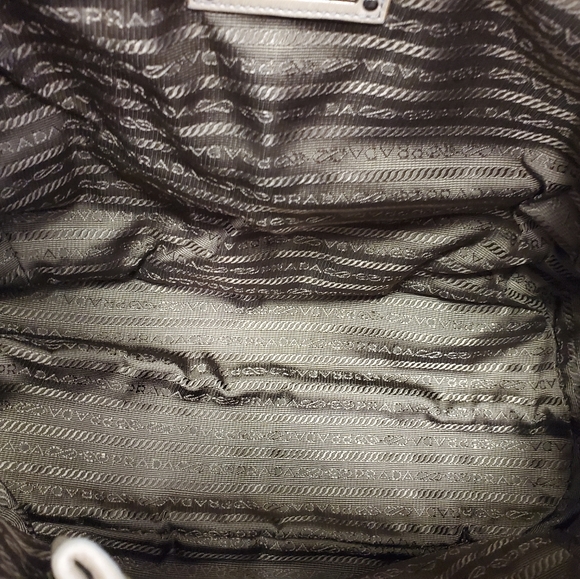 Prada Gauffre Satchel Beige Nappa Leather - Picture 9 of 15